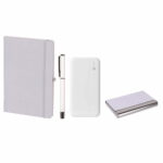 Kişiye Özel Kutulu Defter & Powerbank & Metal Roller Kalem & Kartvizitlik Hediye Seti - Görsel 2
