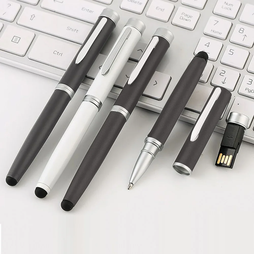 Kişiye Özel Usb Bellek Tükenmez Kalem (Beyaz) - Görsel 3